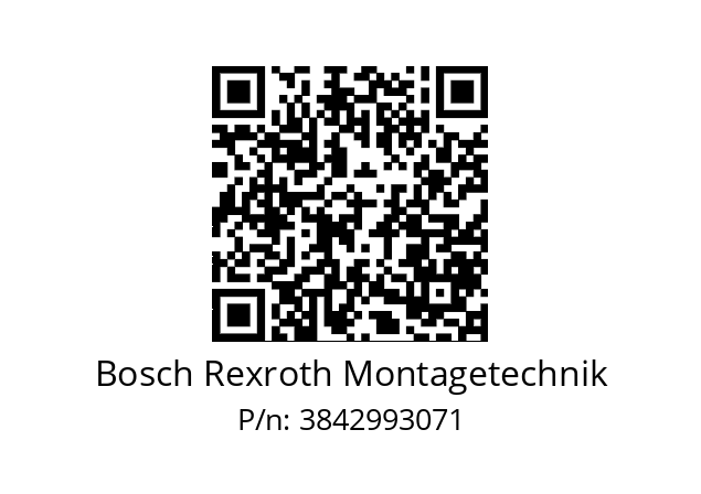   Bosch Rexroth Montagetechnik 3842993071