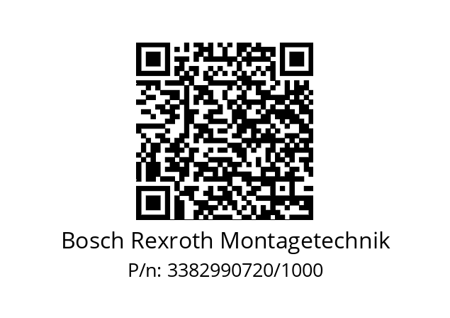   Bosch Rexroth Montagetechnik 3382990720/1000