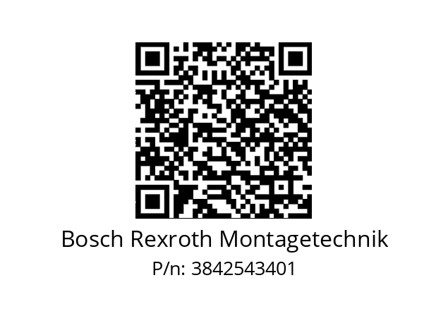   Bosch Rexroth Montagetechnik 3842543401