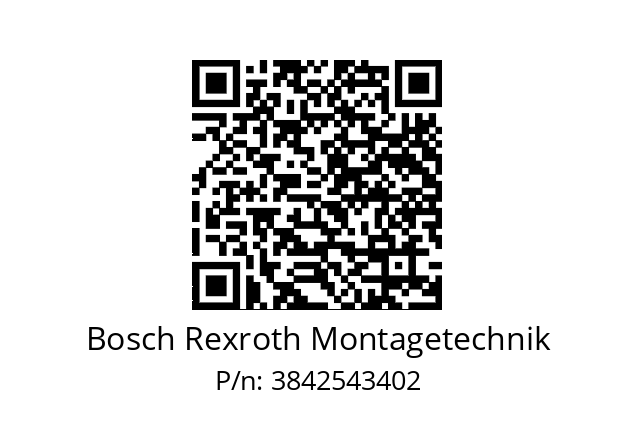   Bosch Rexroth Montagetechnik 3842543402