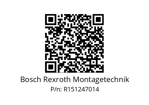   Bosch Rexroth Montagetechnik R151247014