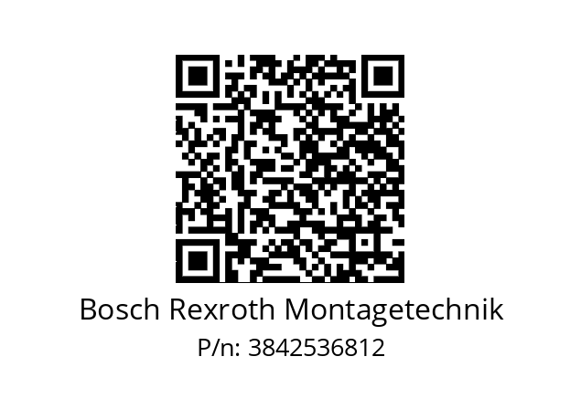   Bosch Rexroth Montagetechnik 3842536812