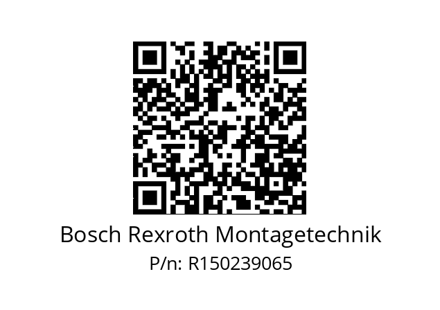   Bosch Rexroth Montagetechnik R150239065