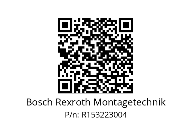   Bosch Rexroth Montagetechnik R153223004