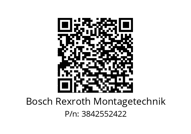   Bosch Rexroth Montagetechnik 3842552422