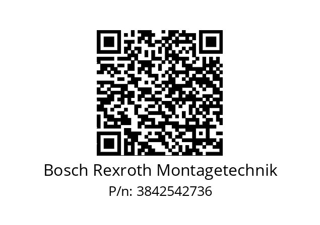   Bosch Rexroth Montagetechnik 3842542736