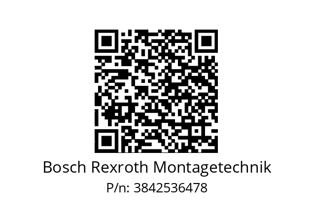   Bosch Rexroth Montagetechnik 3842536478