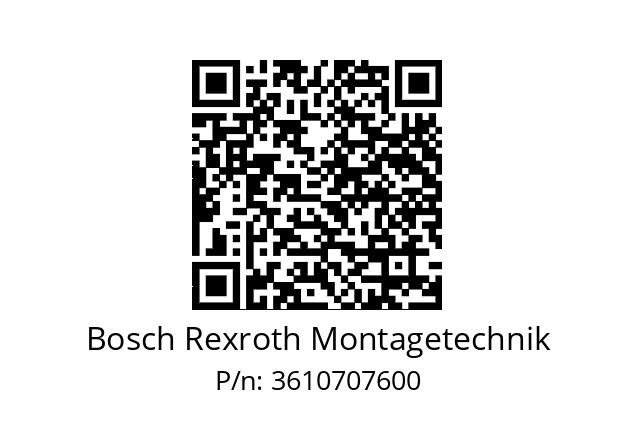   Bosch Rexroth Montagetechnik 3610707600