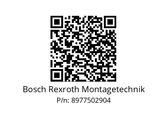   Bosch Rexroth Montagetechnik 8977502904