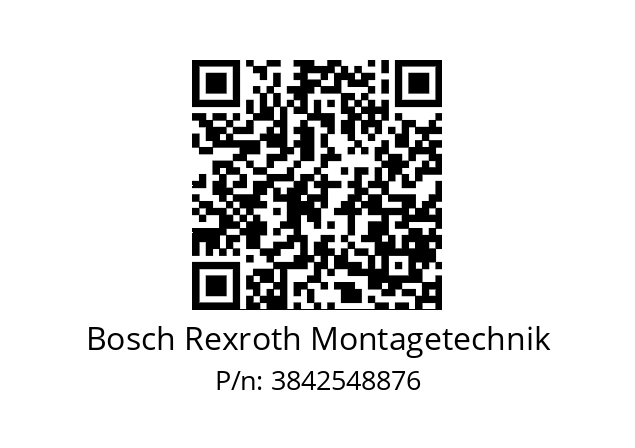   Bosch Rexroth Montagetechnik 3842548876