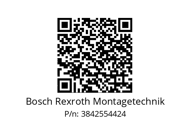   Bosch Rexroth Montagetechnik 3842554424