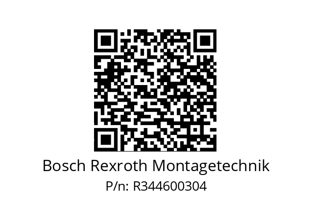   Bosch Rexroth Montagetechnik R344600304