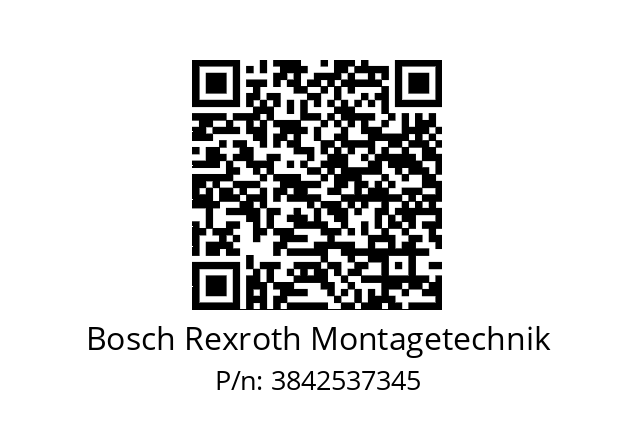   Bosch Rexroth Montagetechnik 3842537345