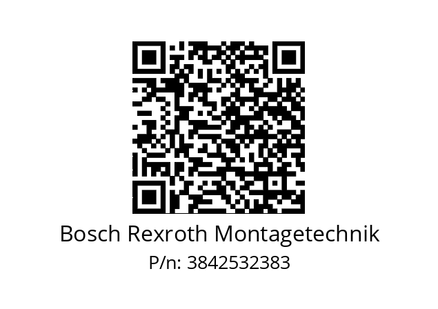   Bosch Rexroth Montagetechnik 3842532383