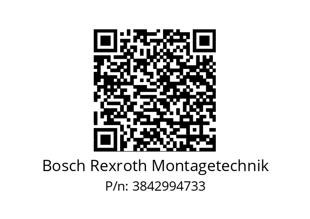   Bosch Rexroth Montagetechnik 3842994733