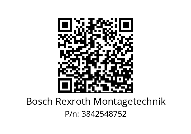   Bosch Rexroth Montagetechnik 3842548752