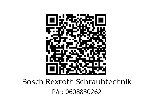   Bosch Rexroth Schraubtechnik 0608830262