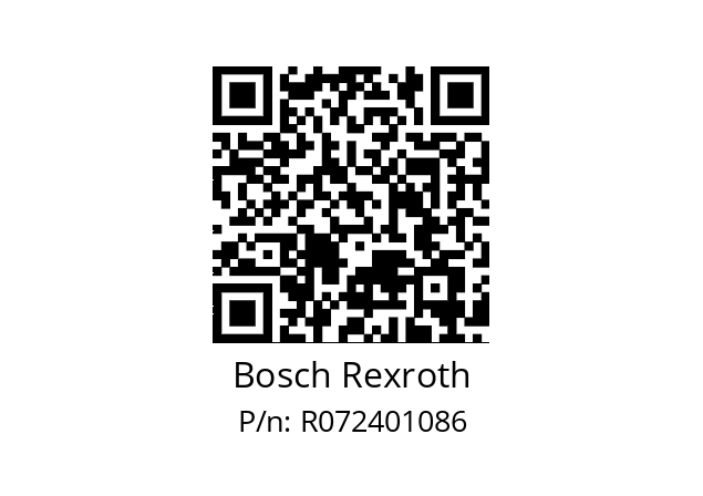   Bosch Rexroth R072401086