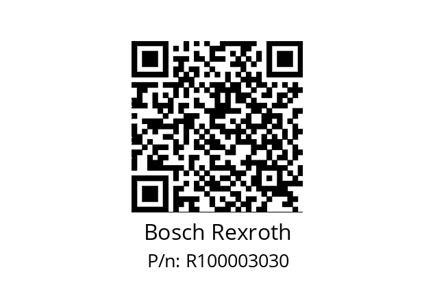   Bosch Rexroth R100003030