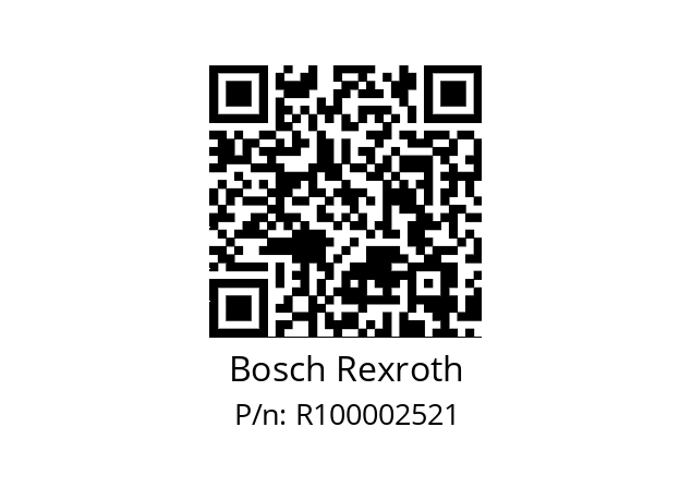   Bosch Rexroth R100002521