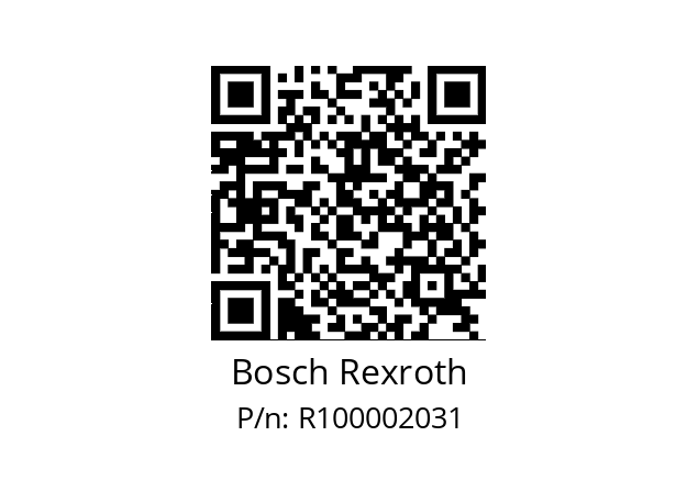   Bosch Rexroth R100002031