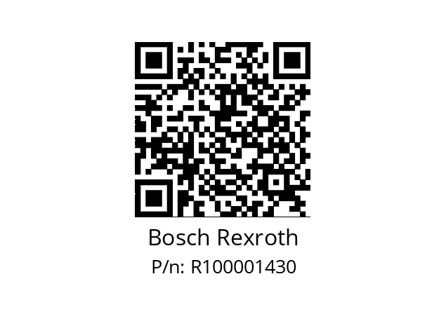   Bosch Rexroth R100001430