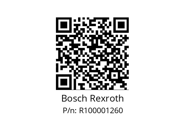   Bosch Rexroth R100001260