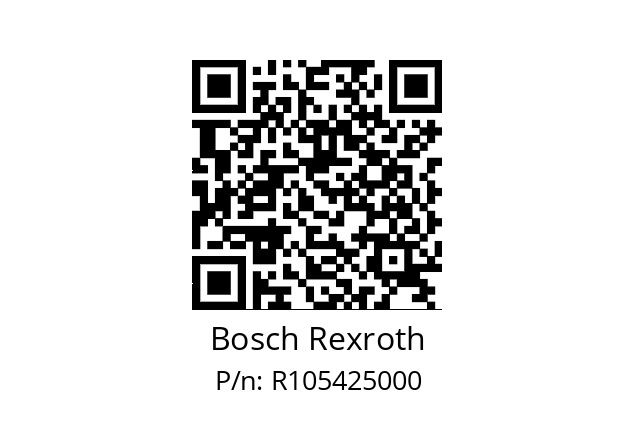   Bosch Rexroth R105425000