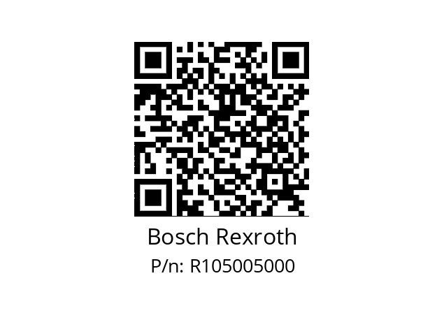   Bosch Rexroth R105005000