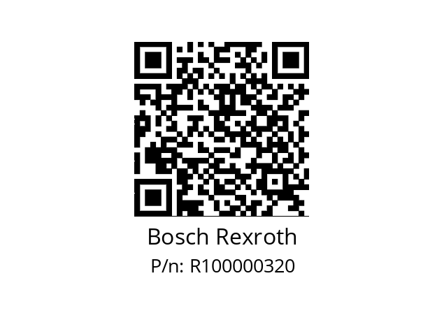   Bosch Rexroth R100000320