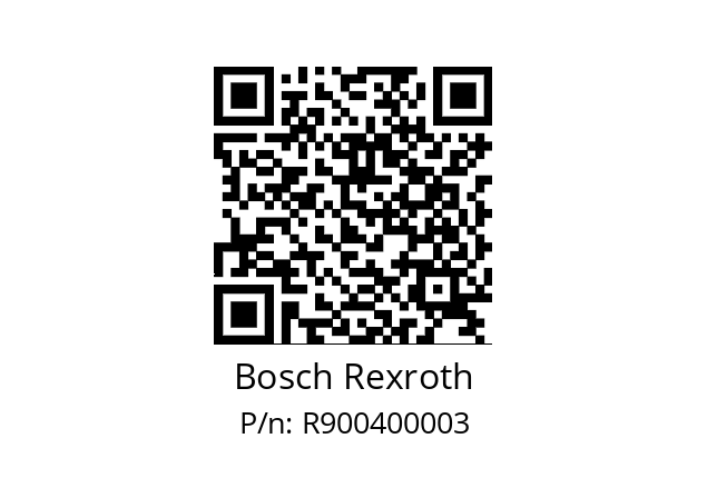   Bosch Rexroth R900400003