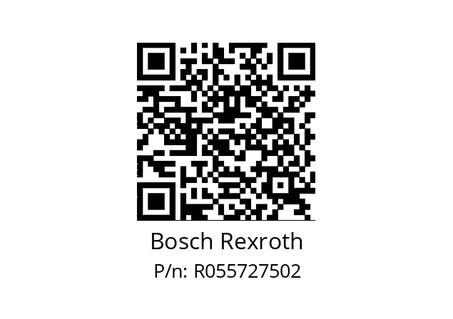   Bosch Rexroth R055727502