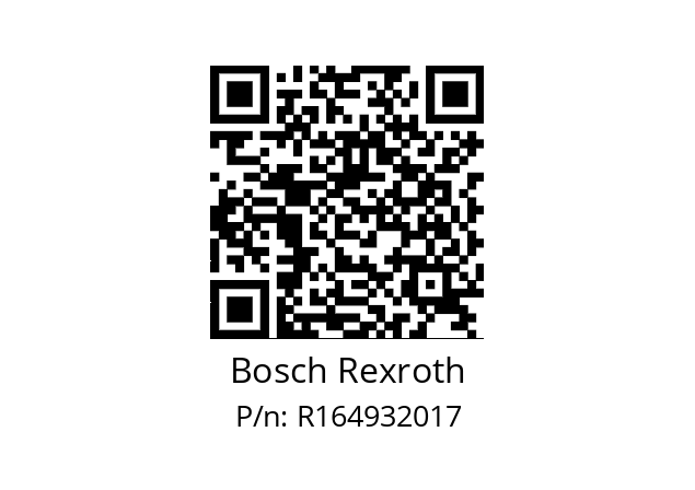   Bosch Rexroth R164932017