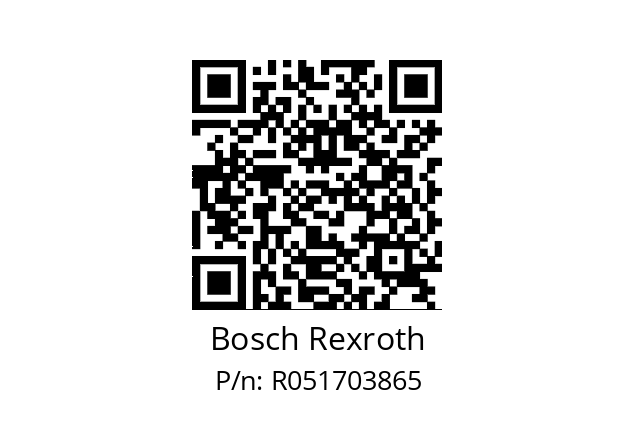   Bosch Rexroth R051703865