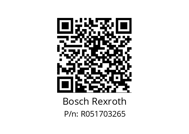   Bosch Rexroth R051703265