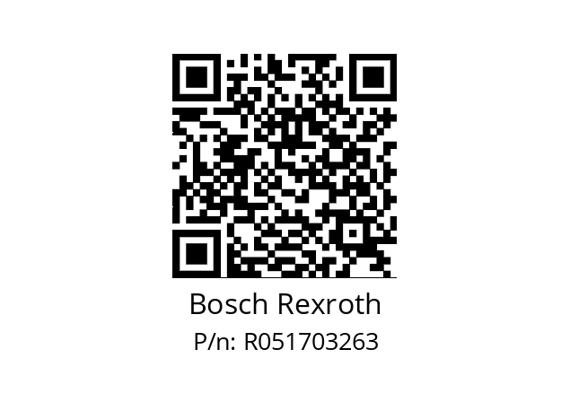   Bosch Rexroth R051703263