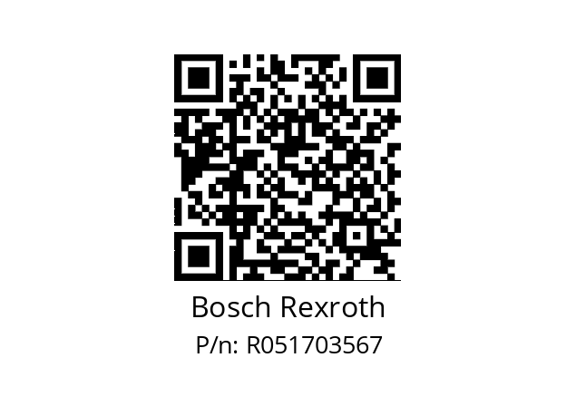   Bosch Rexroth R051703567