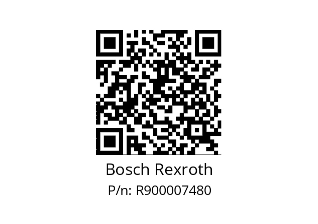   Bosch Rexroth R900007480