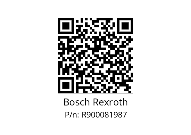   Bosch Rexroth R900081987