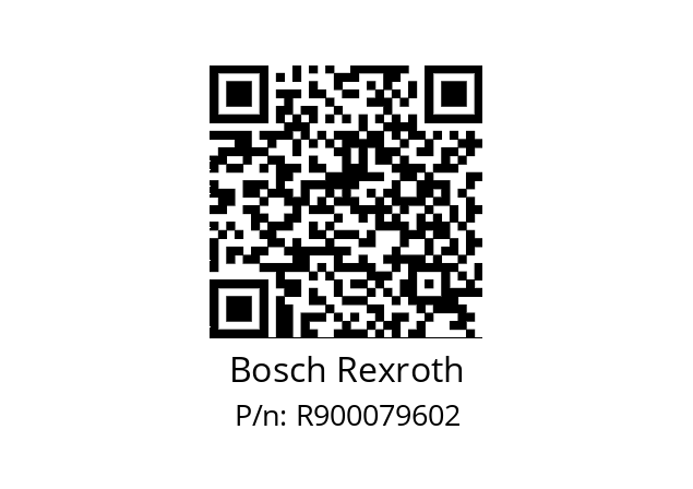   Bosch Rexroth R900079602