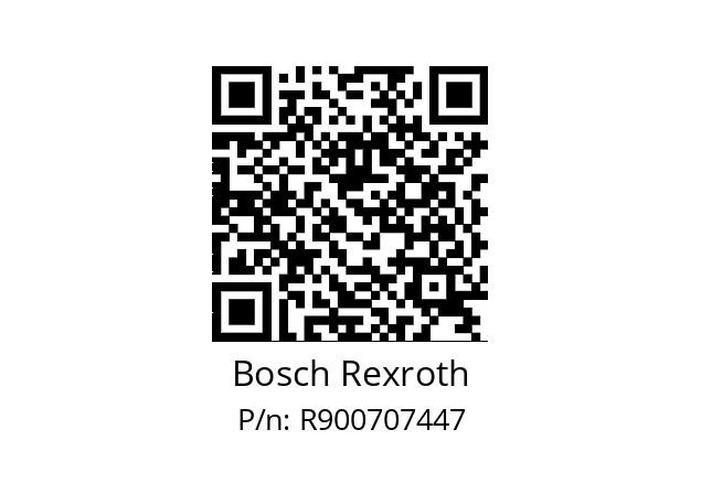   Bosch Rexroth R900707447