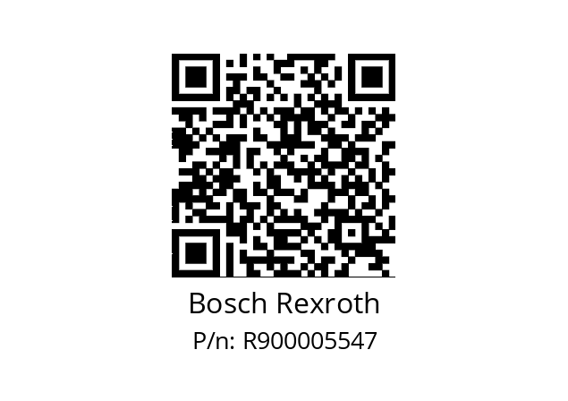   Bosch Rexroth R900005547