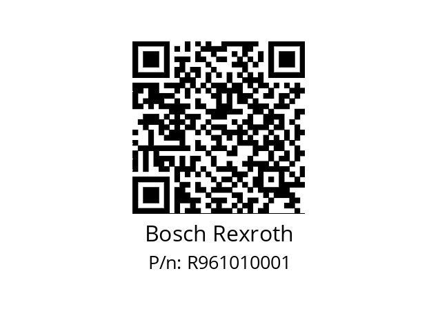   Bosch Rexroth R961010001