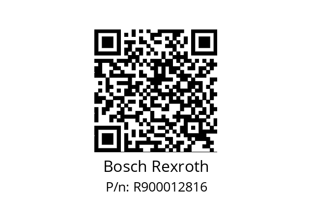   Bosch Rexroth R900012816