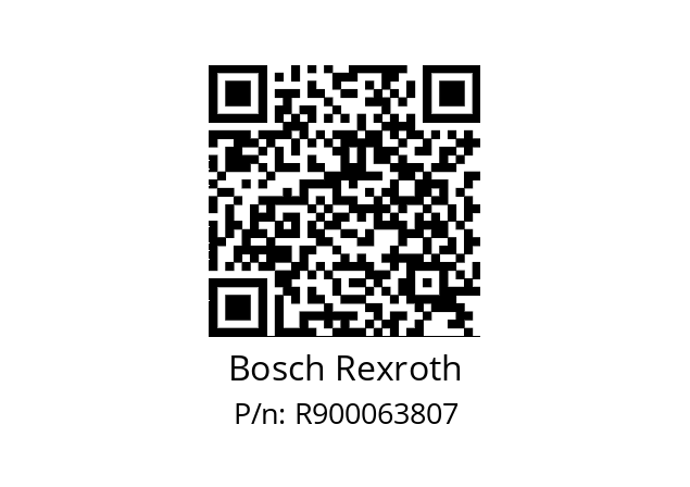   Bosch Rexroth R900063807