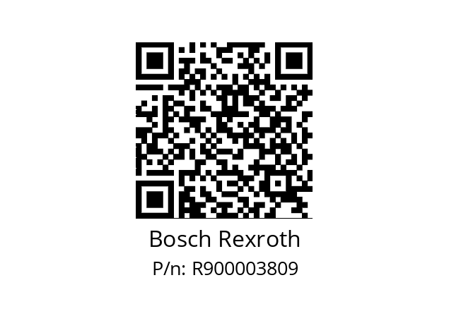   Bosch Rexroth R900003809