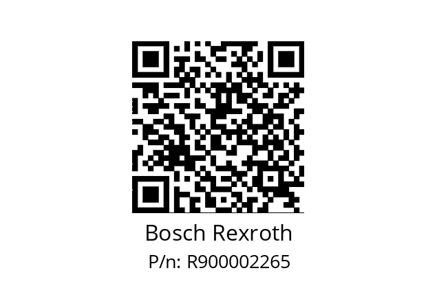   Bosch Rexroth R900002265