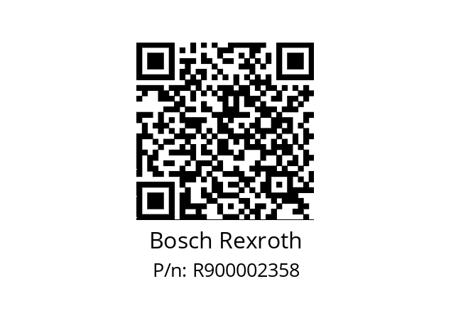   Bosch Rexroth R900002358