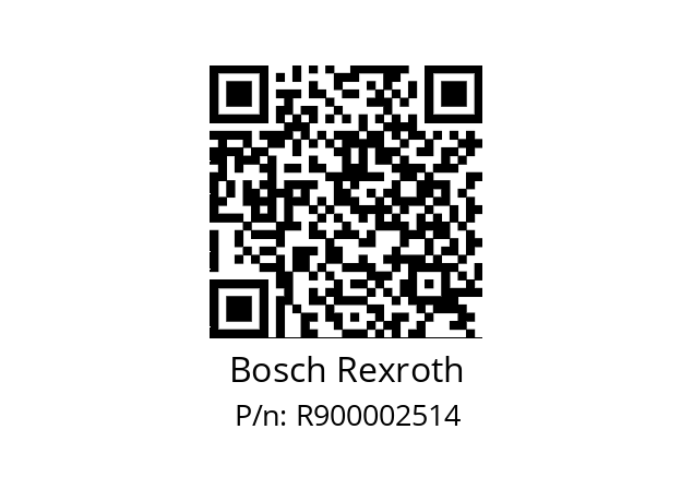   Bosch Rexroth R900002514