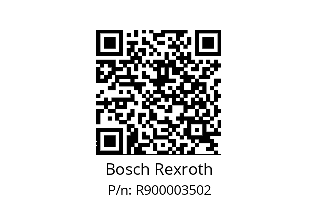   Bosch Rexroth R900003502